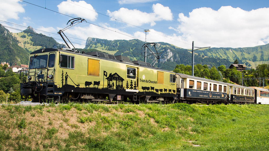 Chocolate Train Swiss Montreux Gruyère